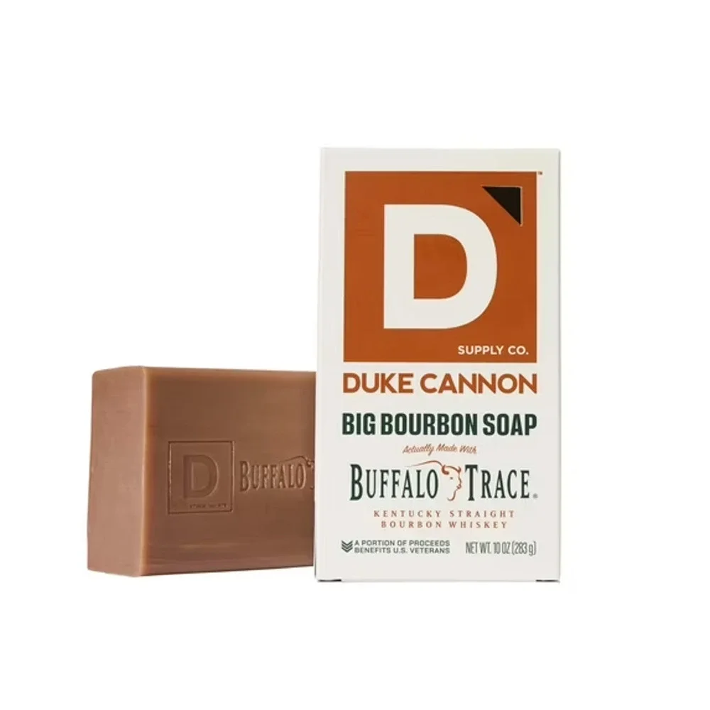 4-Pack Duke Cannon Men's Big Brick of Bar Soap 10oz - Buffalo Trace Boubon